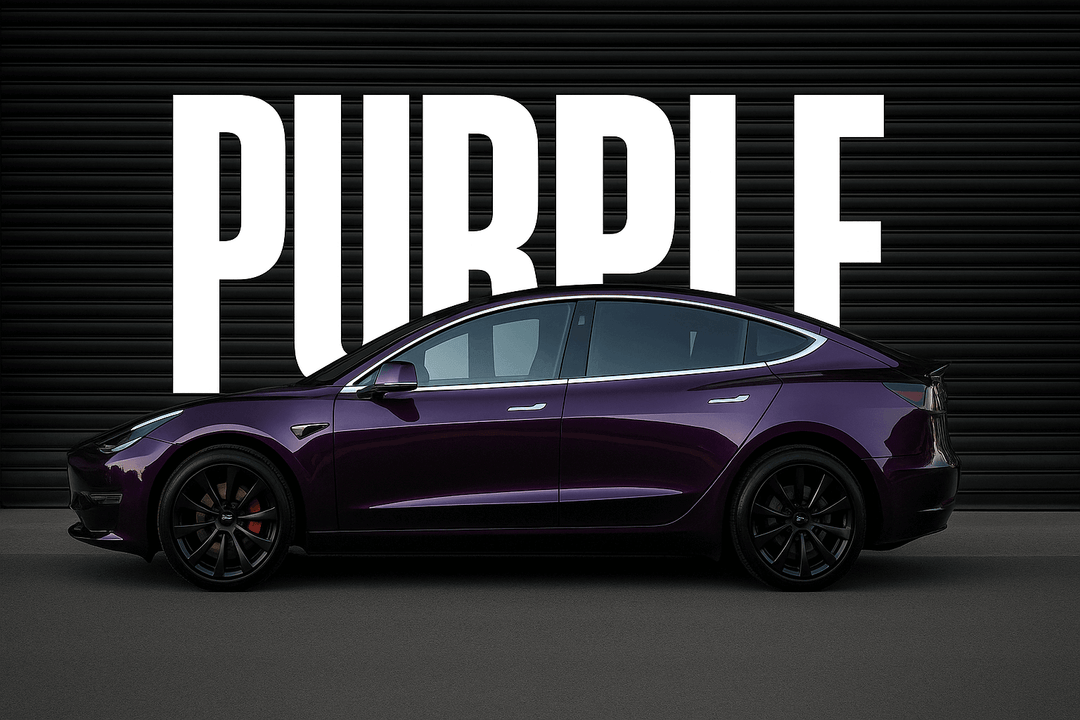Purple Car Wrap