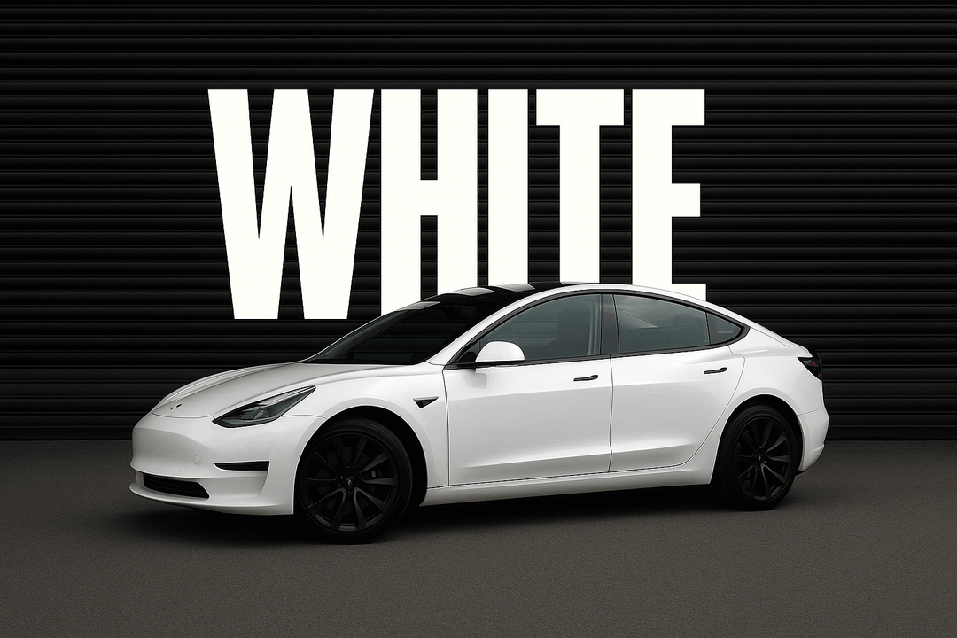 White Car Wrap