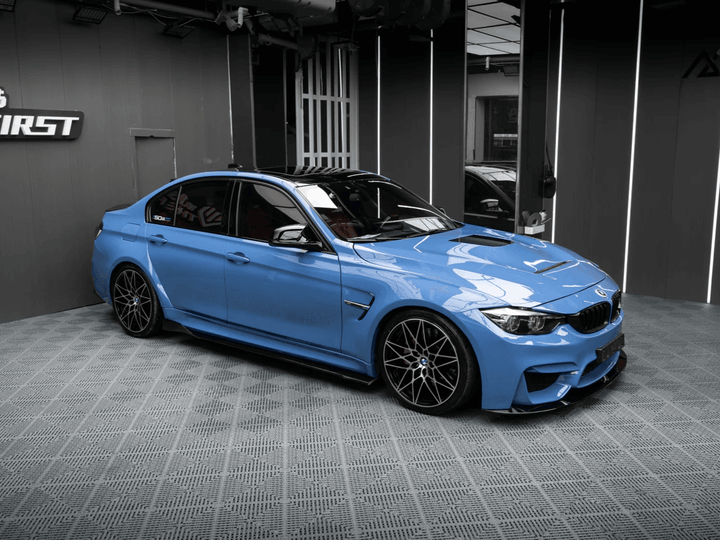 Abu Dhabi Blue car wrap
