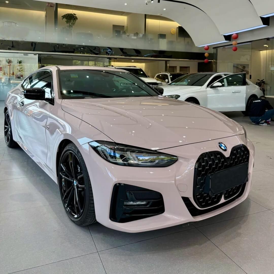 BMW Dusty Pink Wrap Color PPF