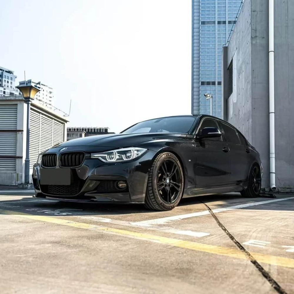 BMW pearl black car wrap