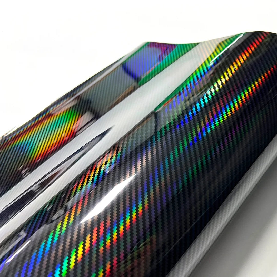 Carbon Fiebr Holographic Vinyl Wrap