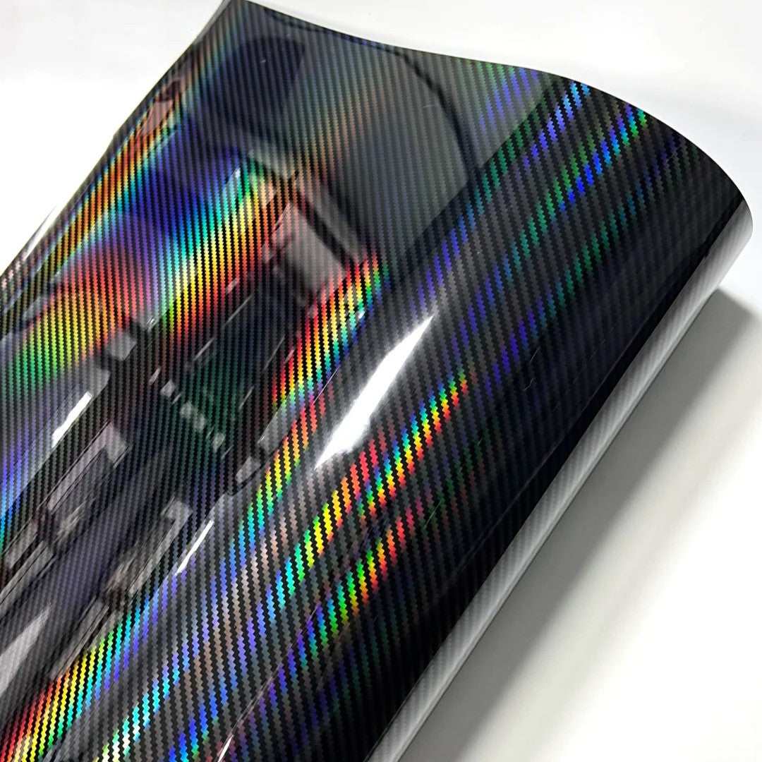 Carbon Fiebr Holographic Wrap