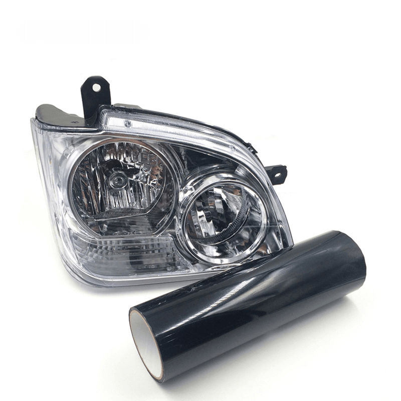 Dark Black Headlight Tint Film