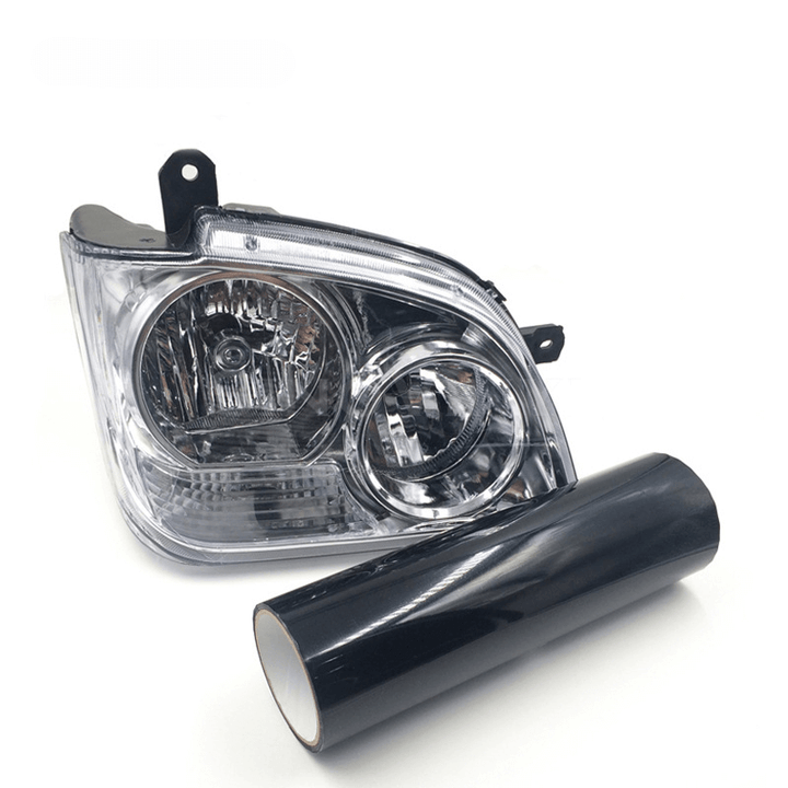 Dark Black Headlight Tint Film