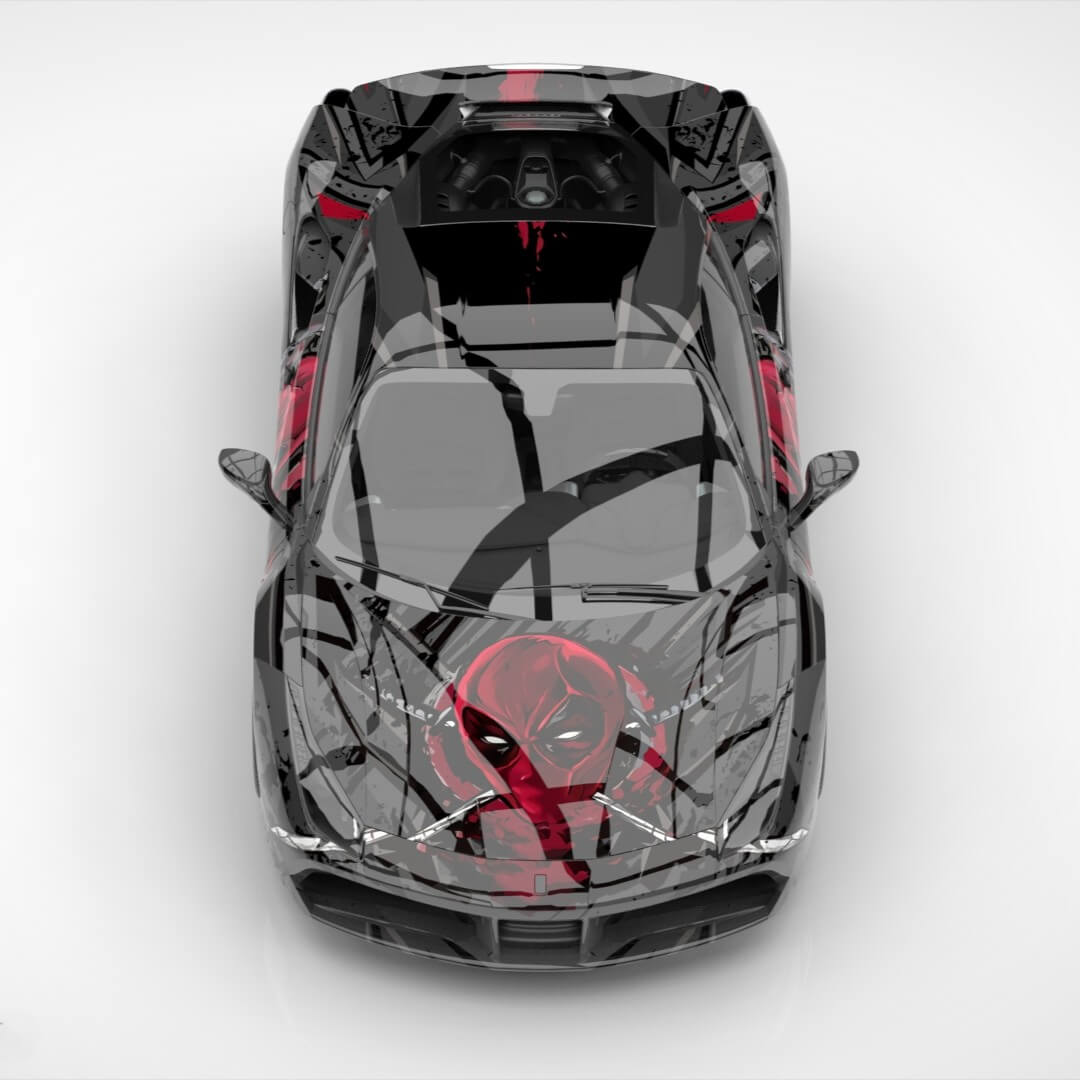 Deadpool Car Wrap