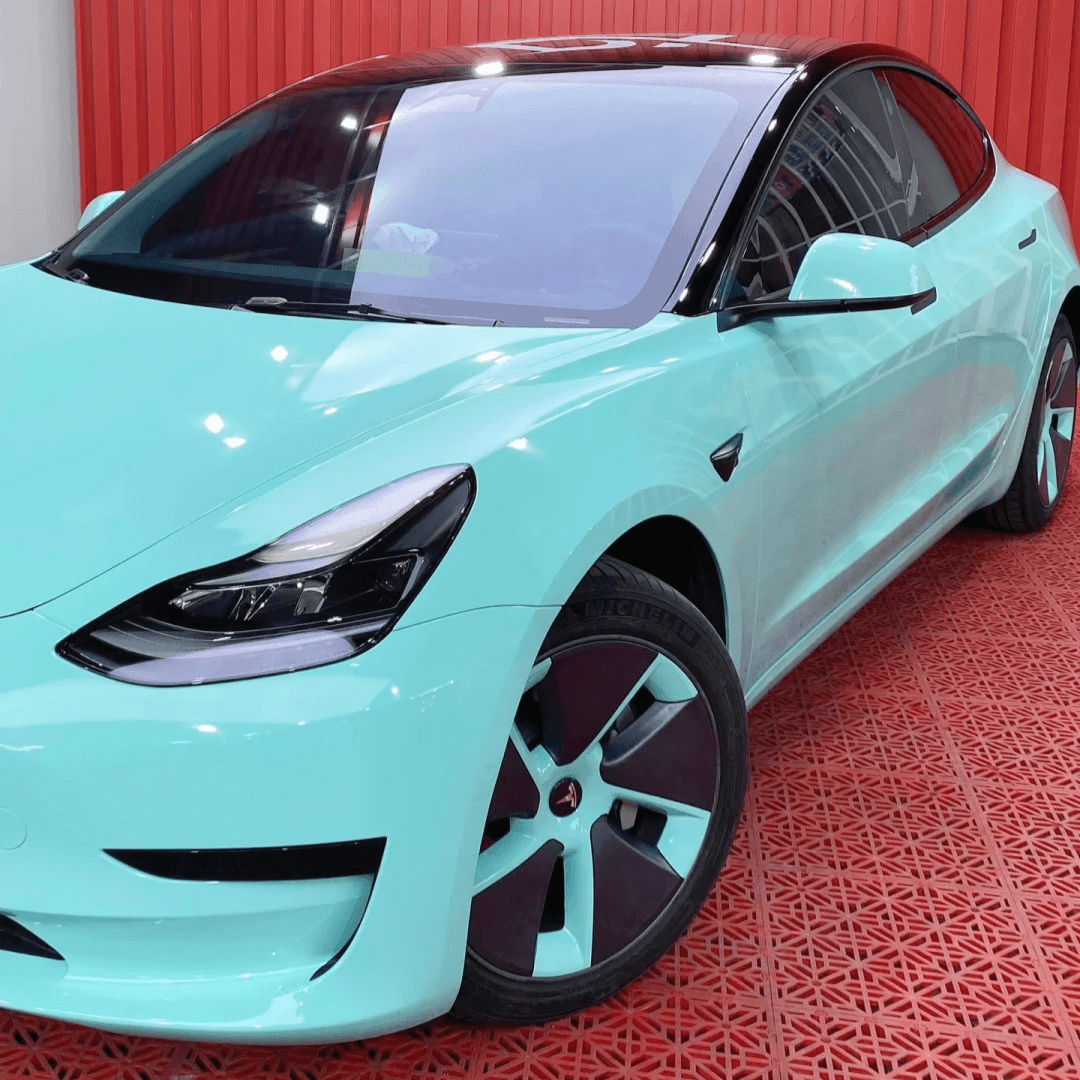 tesla Gloss Crystal Tiffany Vinyl Wrap