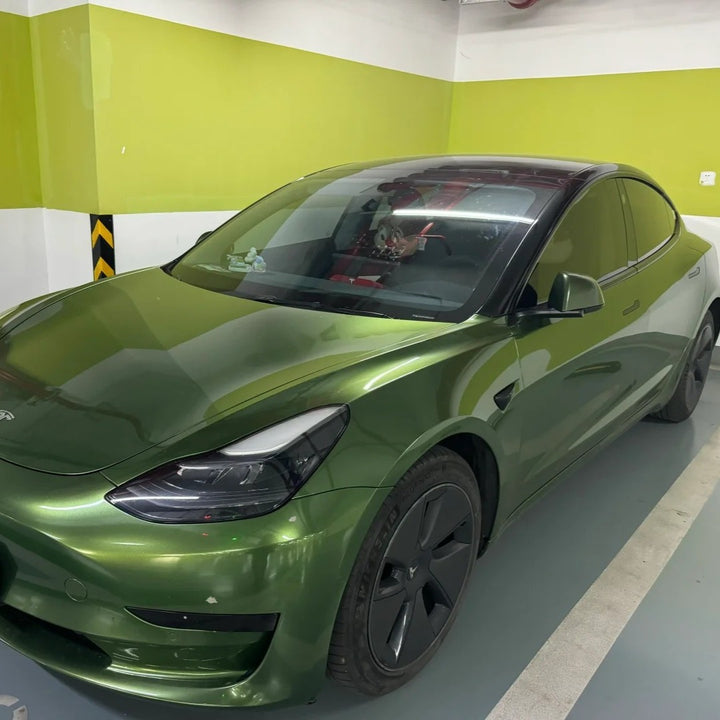 Gloss Metallic Mamba Green PPF