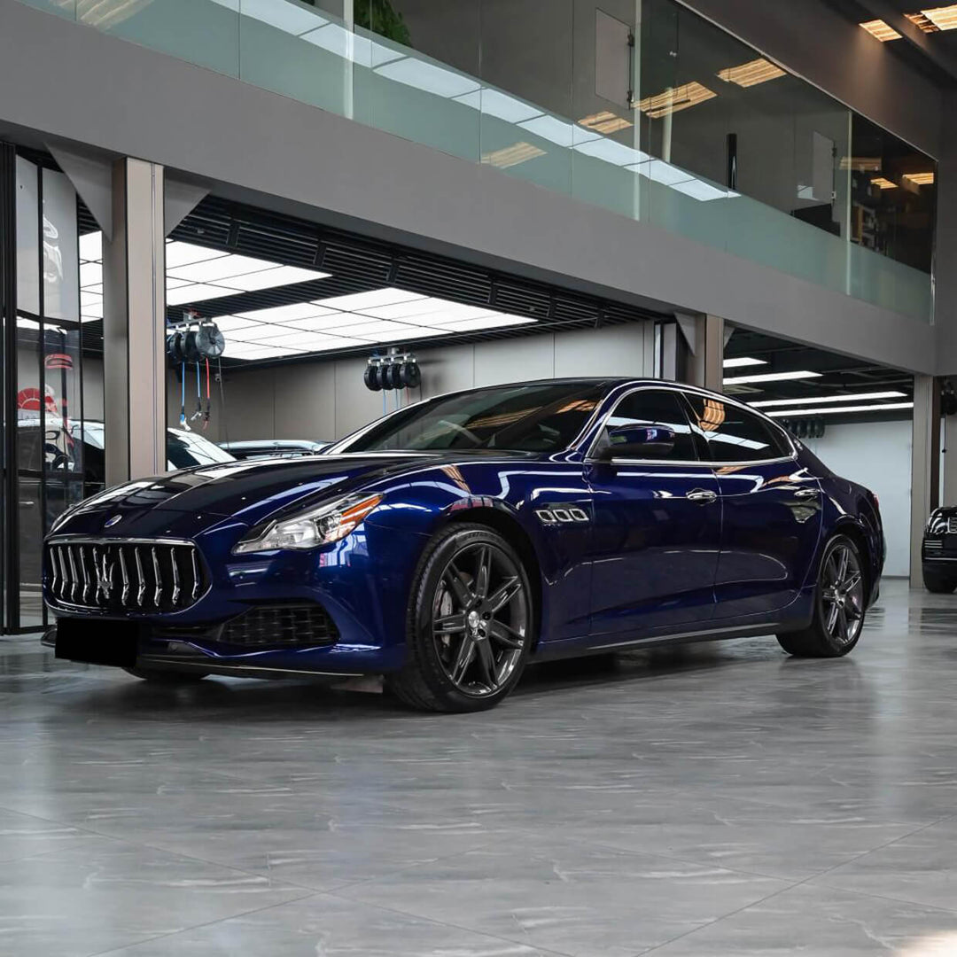 Gloss Metallic Navy Blue Wrap PPF