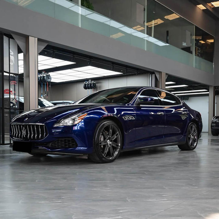 Gloss Metallic Navy Blue Wrap PPF