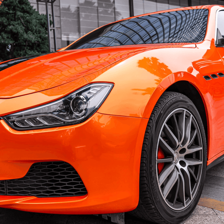 Gloss Metallic Racing Orange Wrap