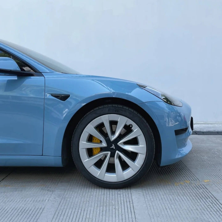 Tesla Model 3 Glossy China Blue Wrap