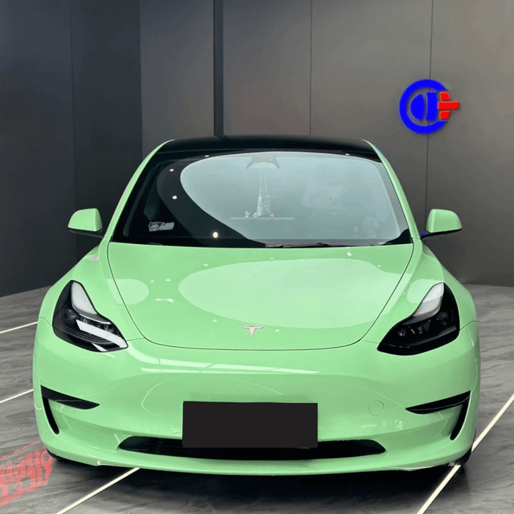 Glossy Grayish Green PPF Wrap