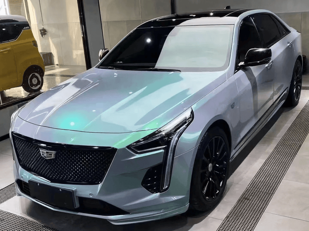 Gray Green Color Shift Wrap