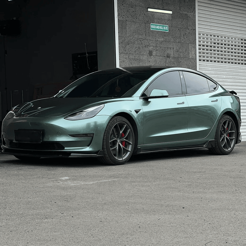 Liquid Metallic Verde Green Wrap