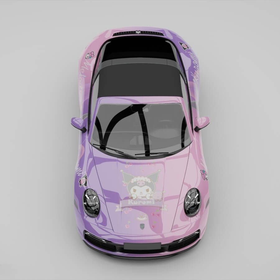 Melody & Kuromi Car Wrap