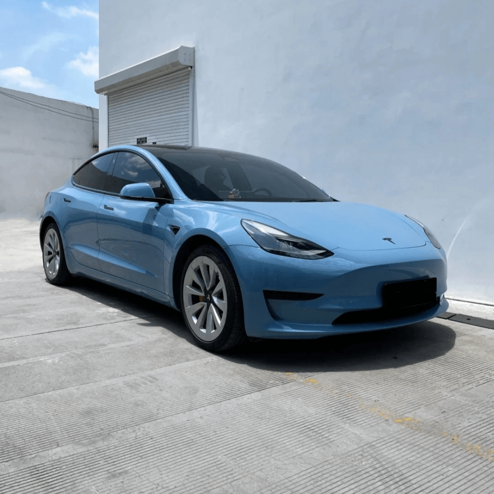 Model 3 China Blue Wrap