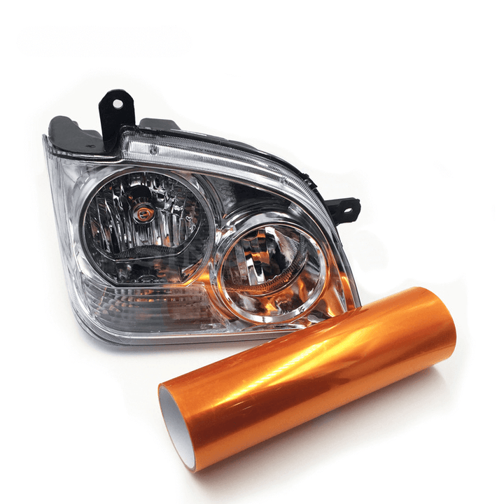 Orange Headlight Tint Film