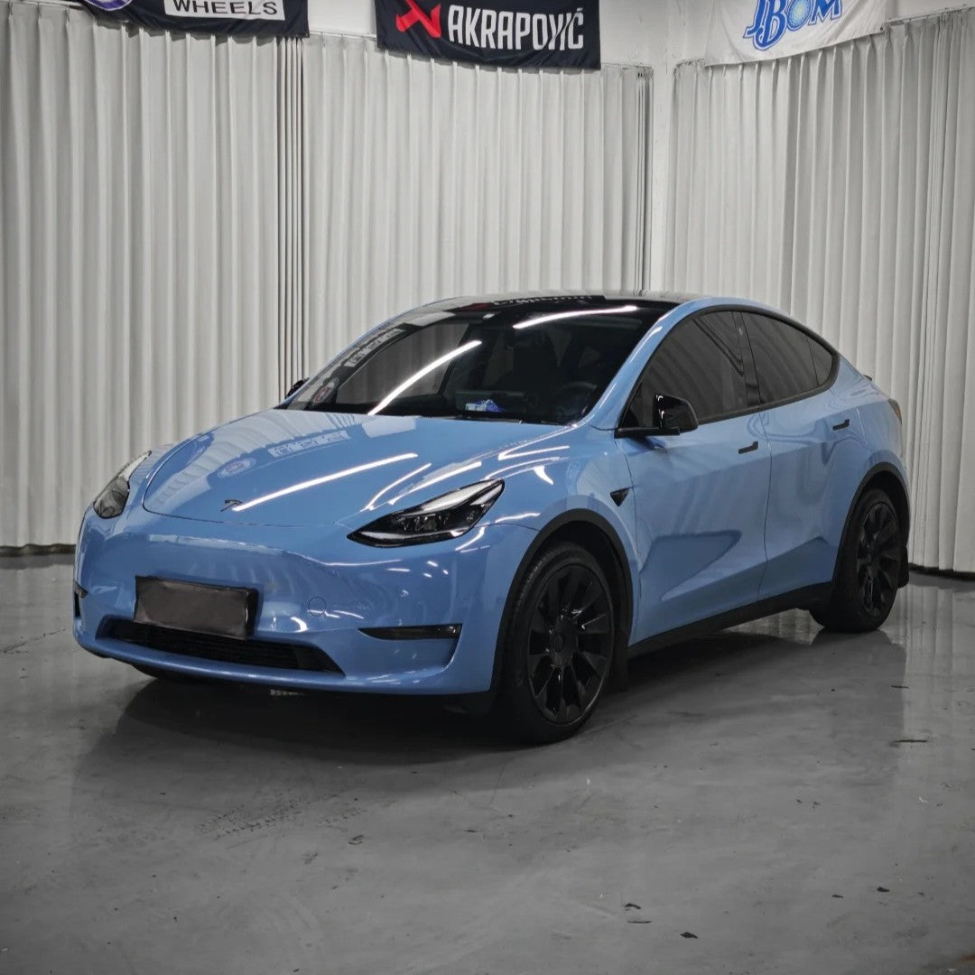 Tesla Glossy China Blue PPF