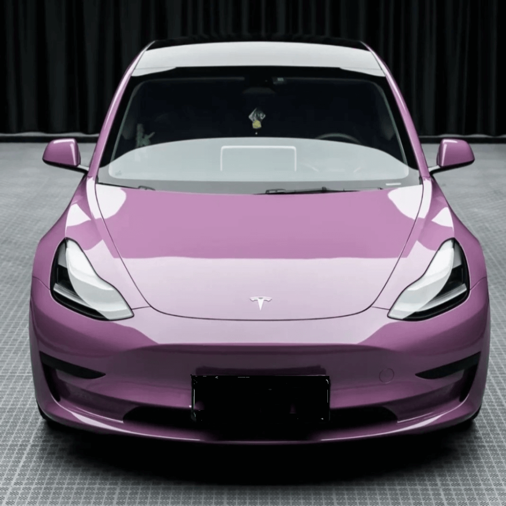 Tesla Glossy Lilac Pink Wrap