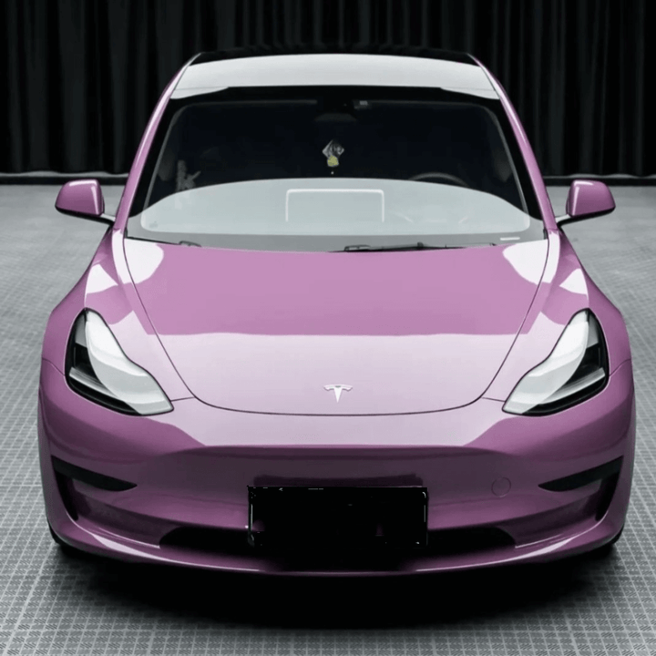 Tesla Glossy Lilac Pink Wrap