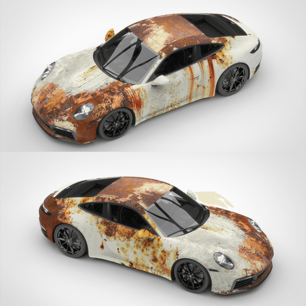 White Rust Wrap