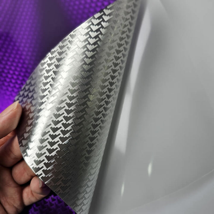 carbon purple car vinyl wrap