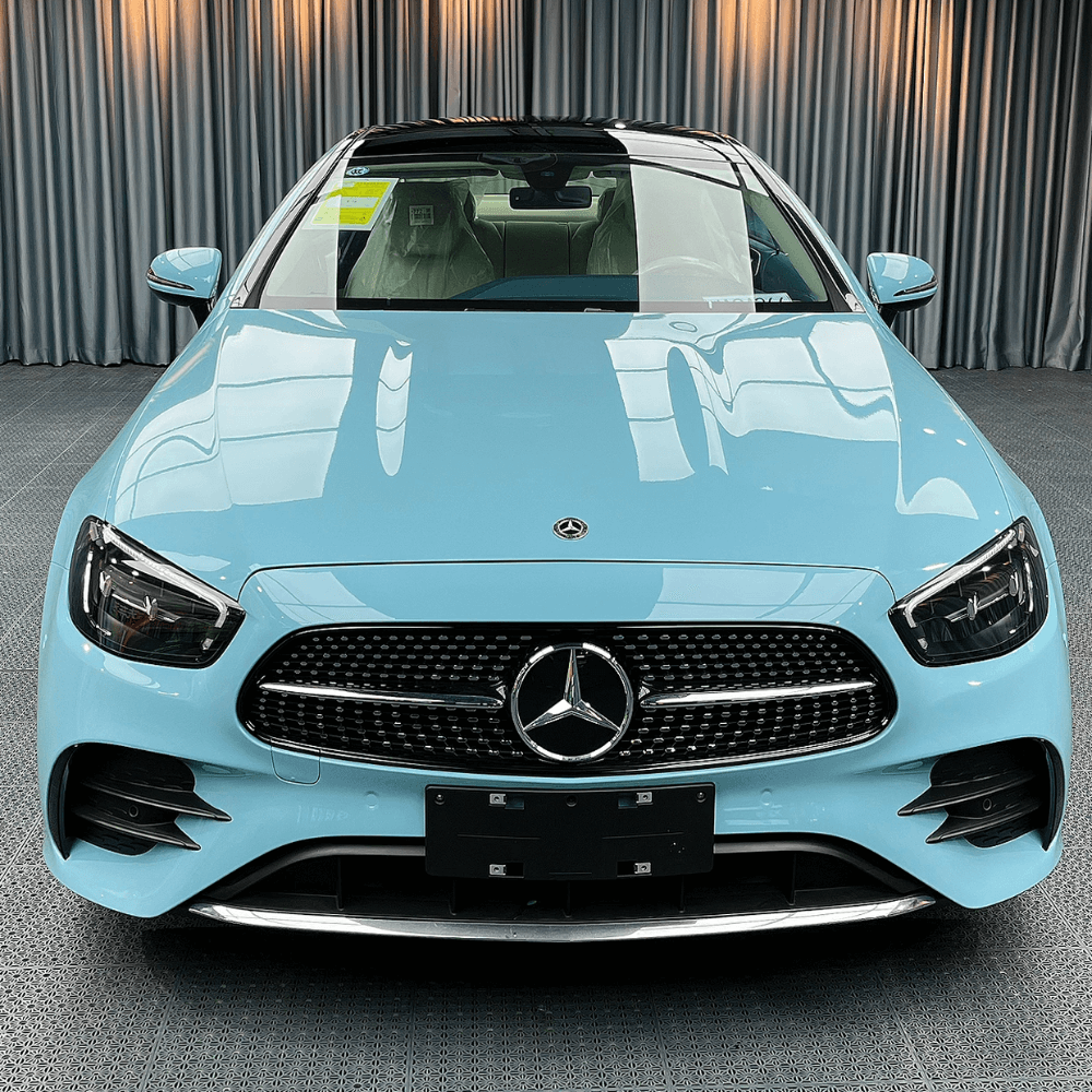 cyan blue paint protection film