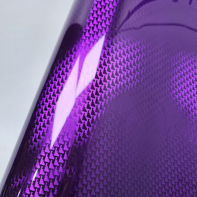gloss carbon fiber purple vinyl vinyl wrap
