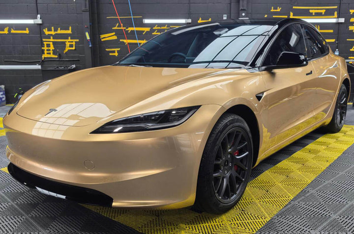 gloss gold metallic wrap