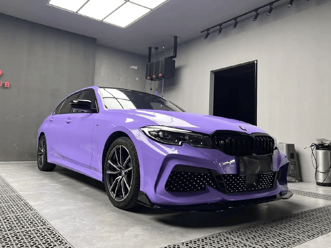 gloss lavender vinyl wrap