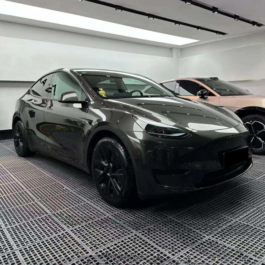 glossy gunmetal gray wrap