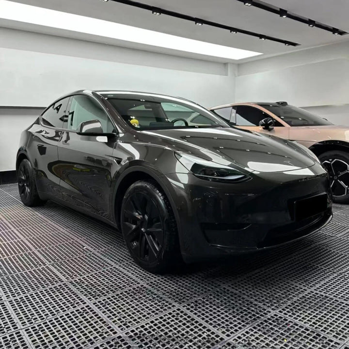 glossy gunmetal gray wrap