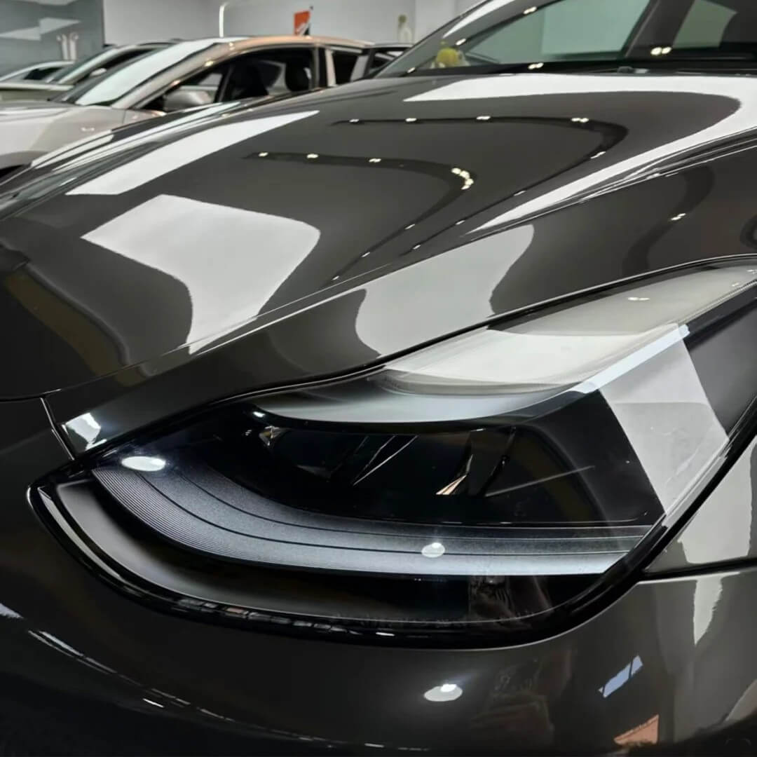 gunmetal gray car wrap