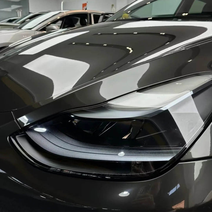 gunmetal gray car wrap