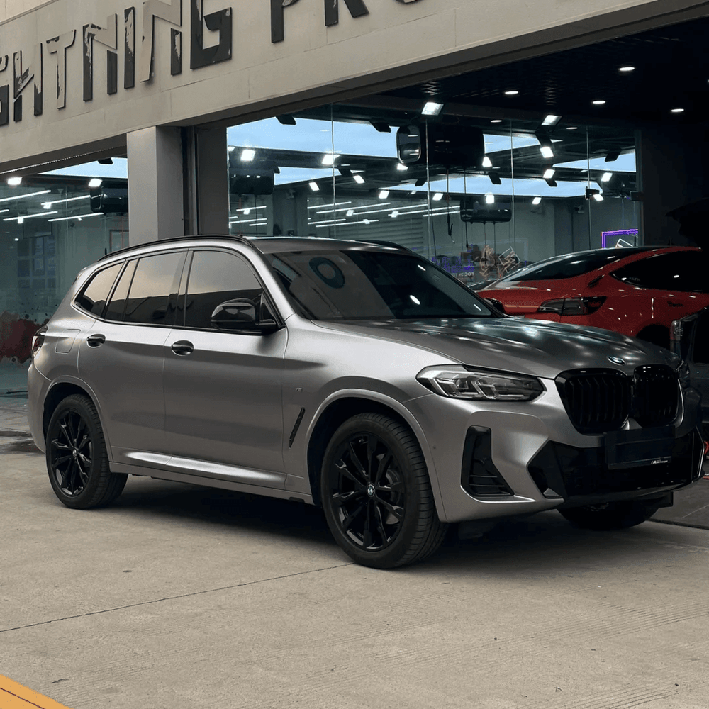 matte metallic gunmetal gray wrap