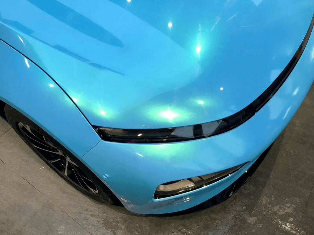 metallic Sky Blue wrap