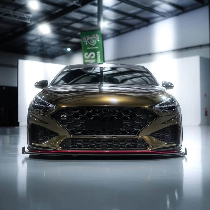 midnight gold car wrap