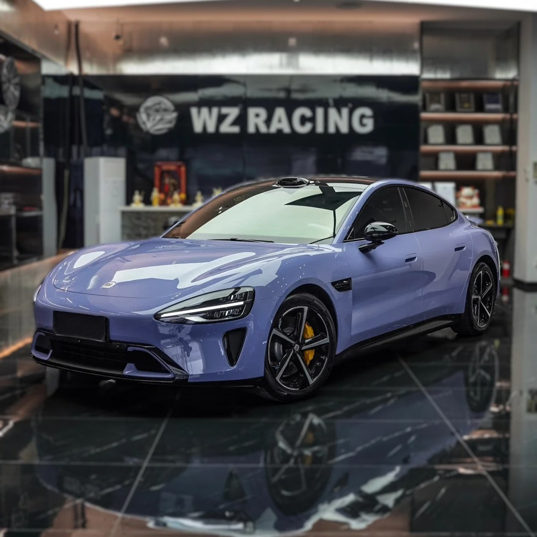 periwinkle car wrap