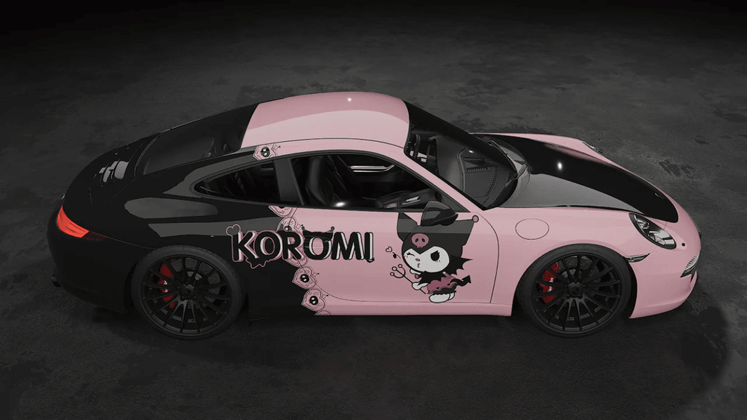 Kuromi Car Wrap