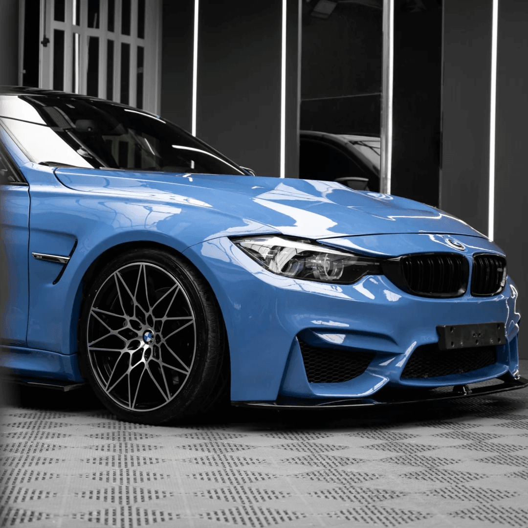 rich blue vinyl wrap