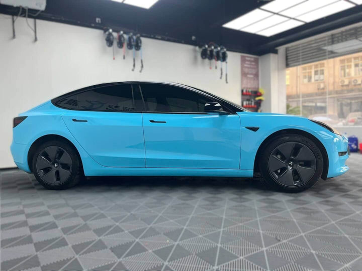 sky blue paint protection film