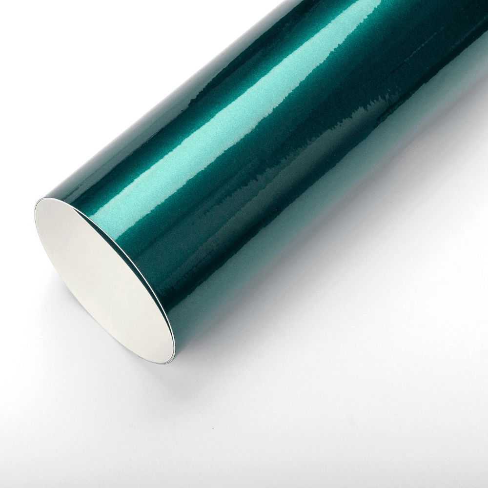 EmerladGreenGlossMetallicVinylWrap