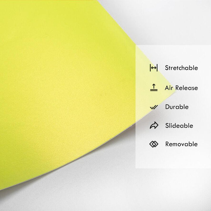 Matte Metallic Fluorescent Yellow Vinyl Wrap