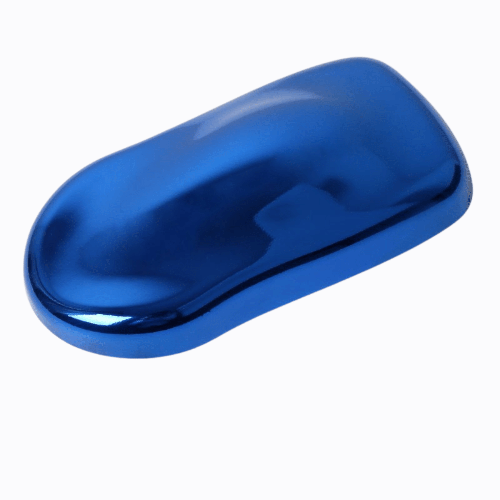 Royal Blue Chrome Mirror Reflective Vinyl Fabric / Sold By The