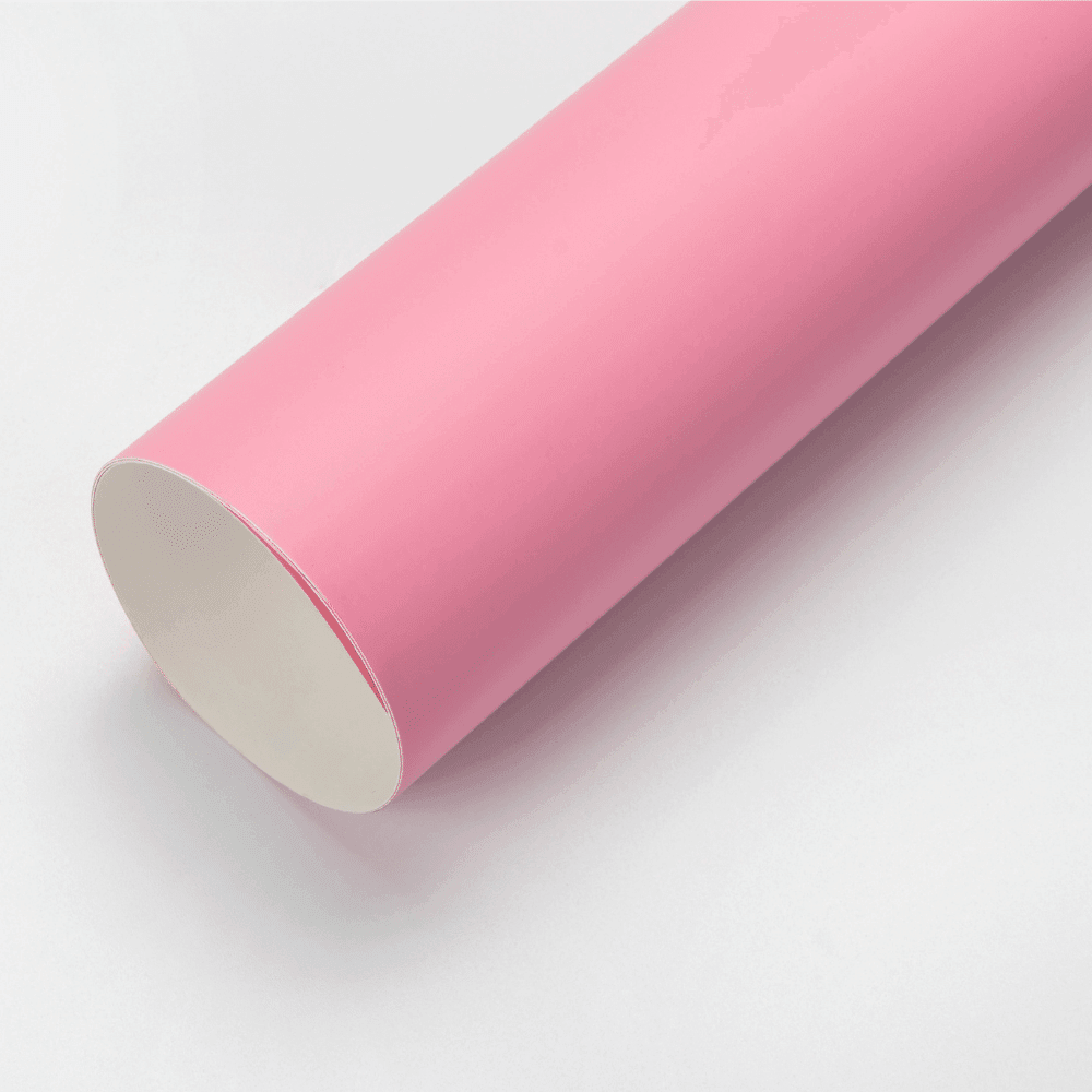 Macaron Pink Vinyl Car Wrapping Film