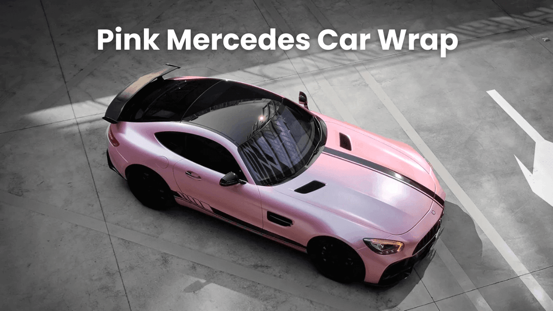 Mercedes-Benz Pink Car Wrap