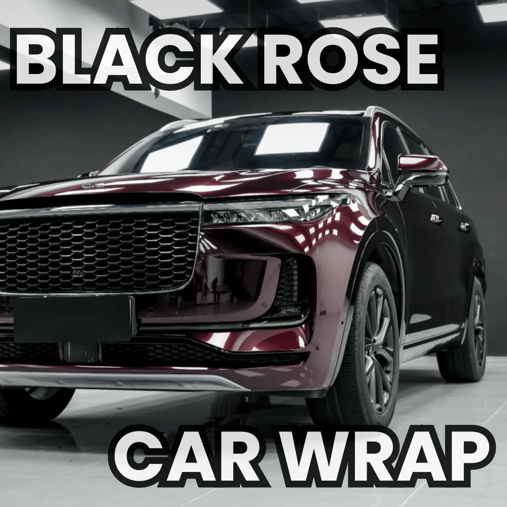 Transform Your Ride With Black Rose Vinyl Wrap