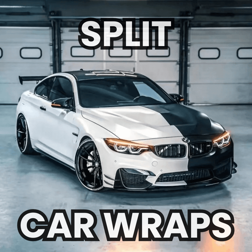 Split Car Wraps – yeswrap