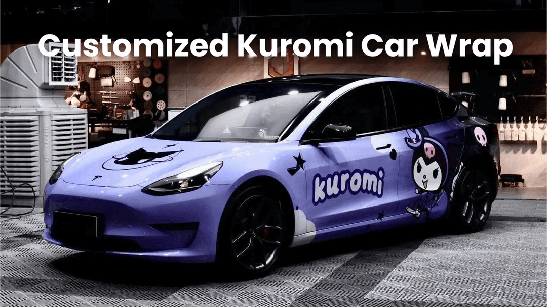 Kuromi Customized Car Wrap